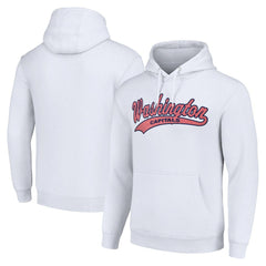 Washington Capitals Starter Tailsweep Fleece Tri-Blend Pullover Hoodie Sale