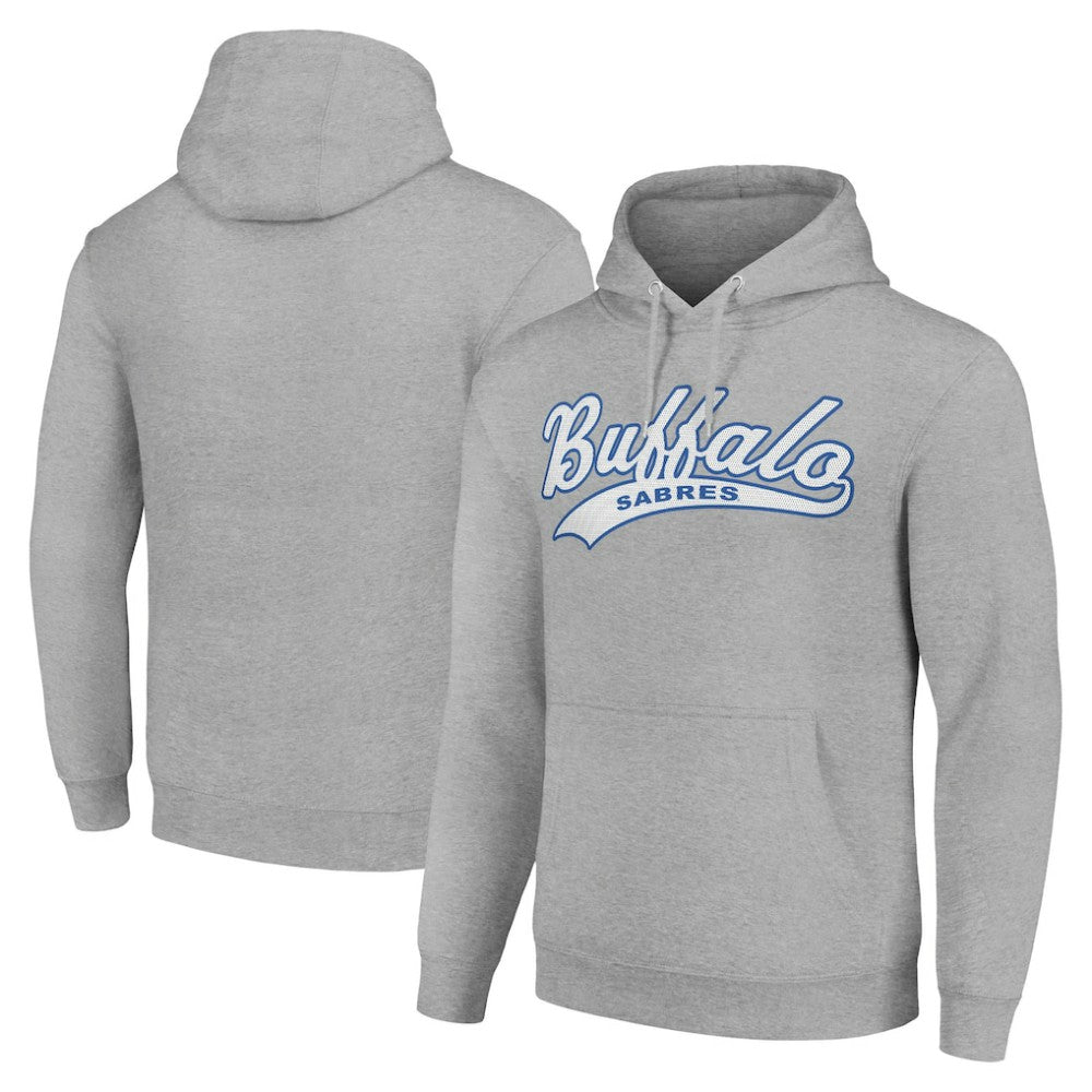 Buffalo Sabres Starter Tailsweep Fleece Tri-Blend Pullover Hoodie Sale