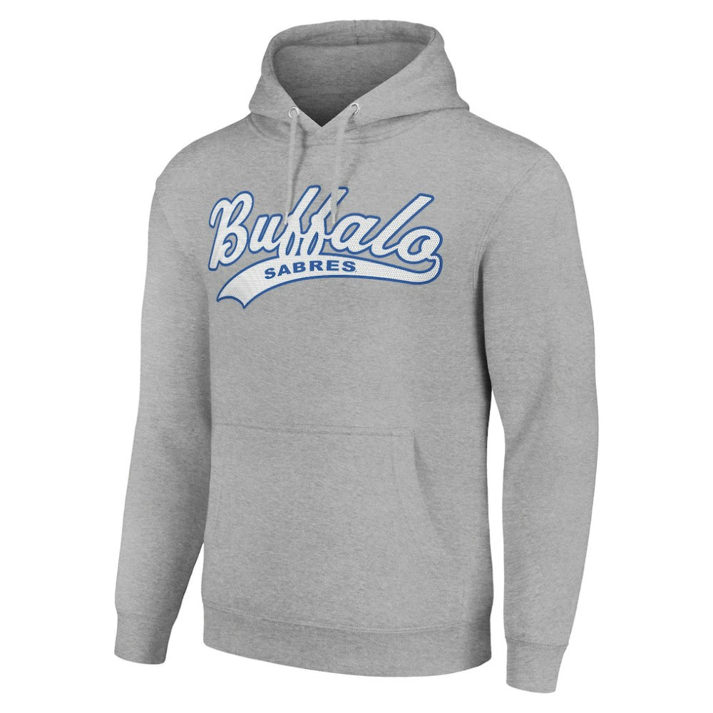 Buffalo Sabres Starter Tailsweep Fleece Tri-Blend Pullover Hoodie Sale