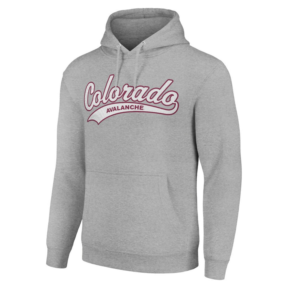 Colorado Avalanche Starter Tailsweep Fleece Tri-Blend Pullover Hoodie Sale