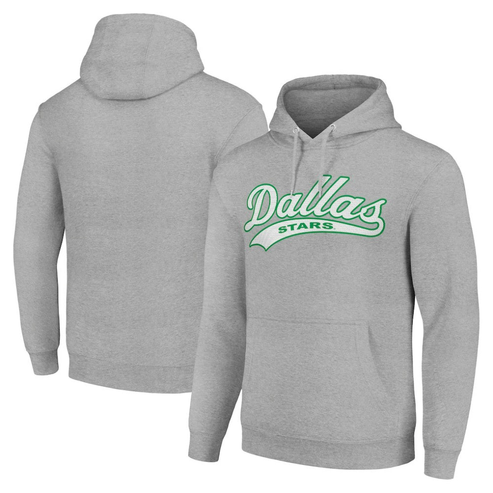 Dallas Stars Starter Tailsweep Fleece Tri-Blend Pullover Hoodie Online