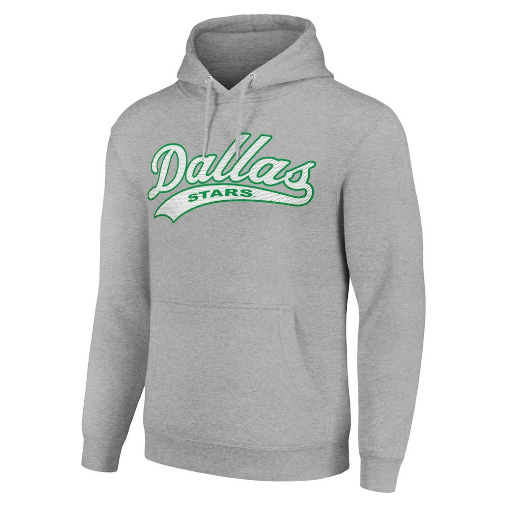 Dallas Stars Starter Tailsweep Fleece Tri-Blend Pullover Hoodie Online