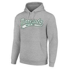 Minnesota Wild Starter Tailsweep Fleece Tri-Blend Pullover Hoodie Discount
