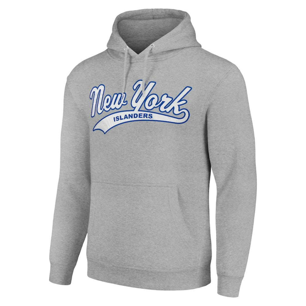 New York Islanders Starter Tailsweep Fleece Tri-Blend Pullover Hoodie Outlet