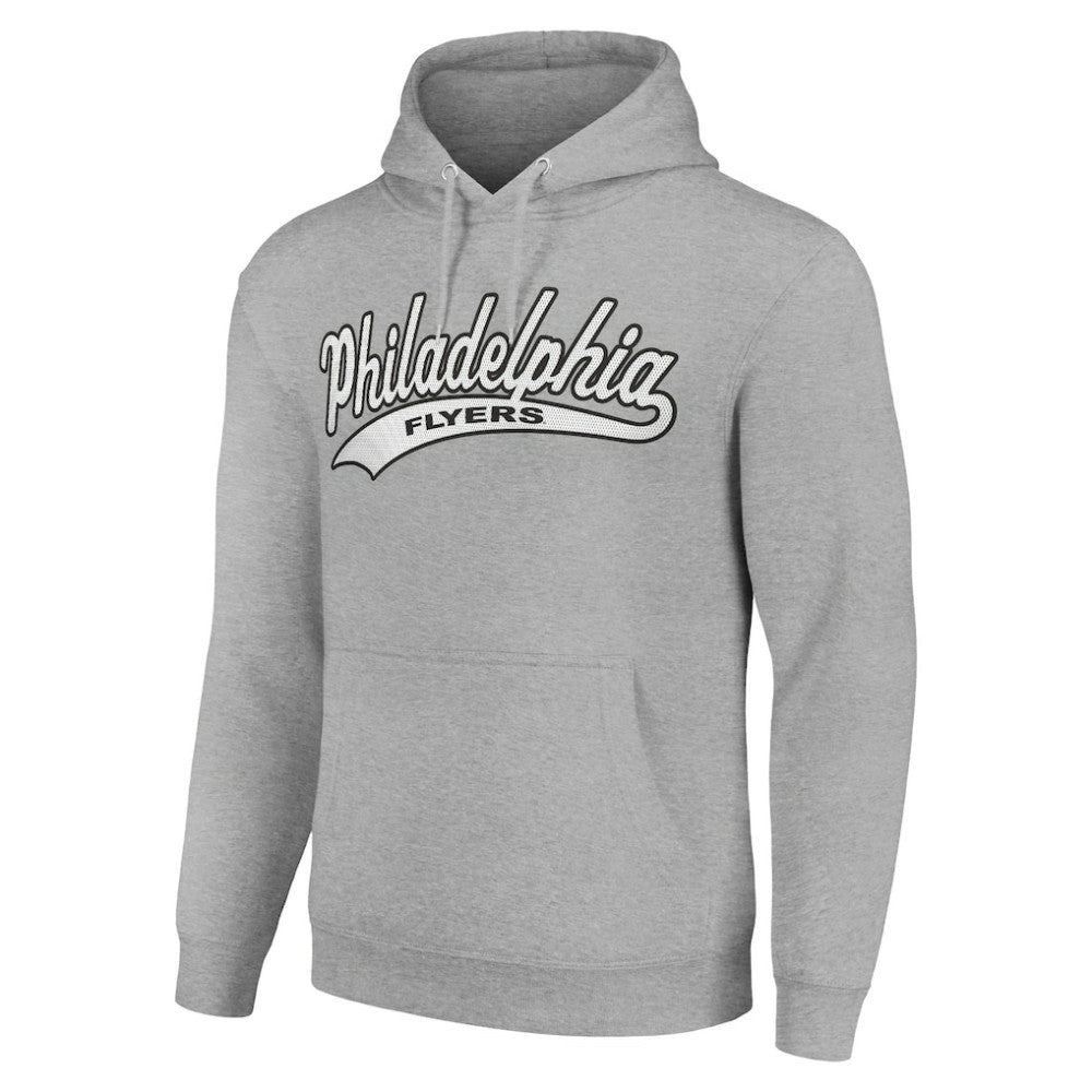 Philadelphia Flyers Starter Tailsweep Fleece Tri-Blend Pullover Hoodie Outlet