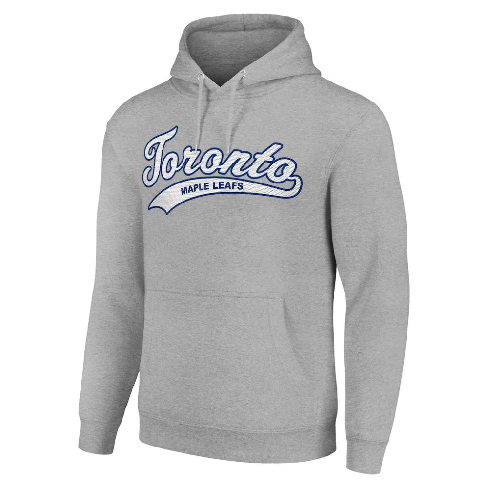 Toronto Maple Leafs Starter Tailsweep Fleece Tri-Blend Pullover Hoodie Sale