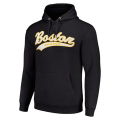Boston Bruins Starter Tailsweep Fleece Tri-Blend Pullover Hoodie On Sale