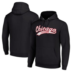 Chicago Blackhawks Starter Tailsweep Fleece Tri-Blend Pullover Hoodie Outlet