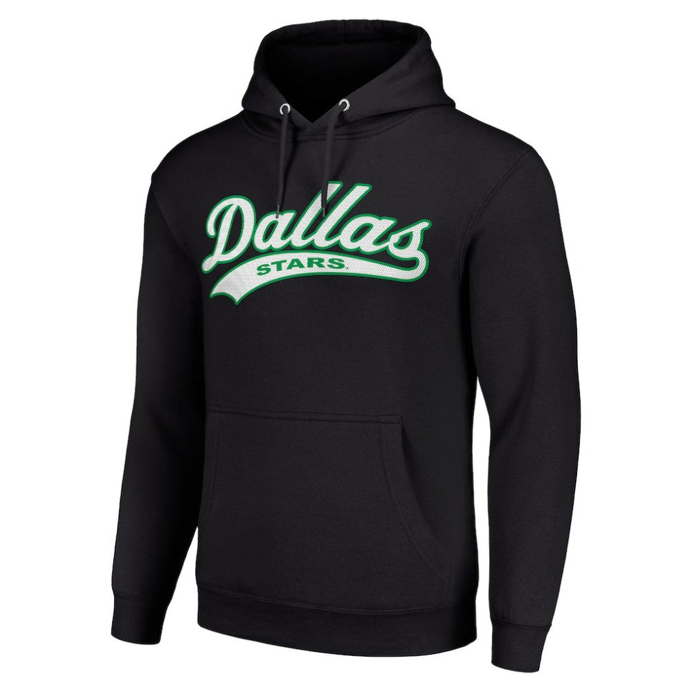 Dallas Stars Starter Tailsweep Fleece Tri-Blend Pullover Hoodie Sale
