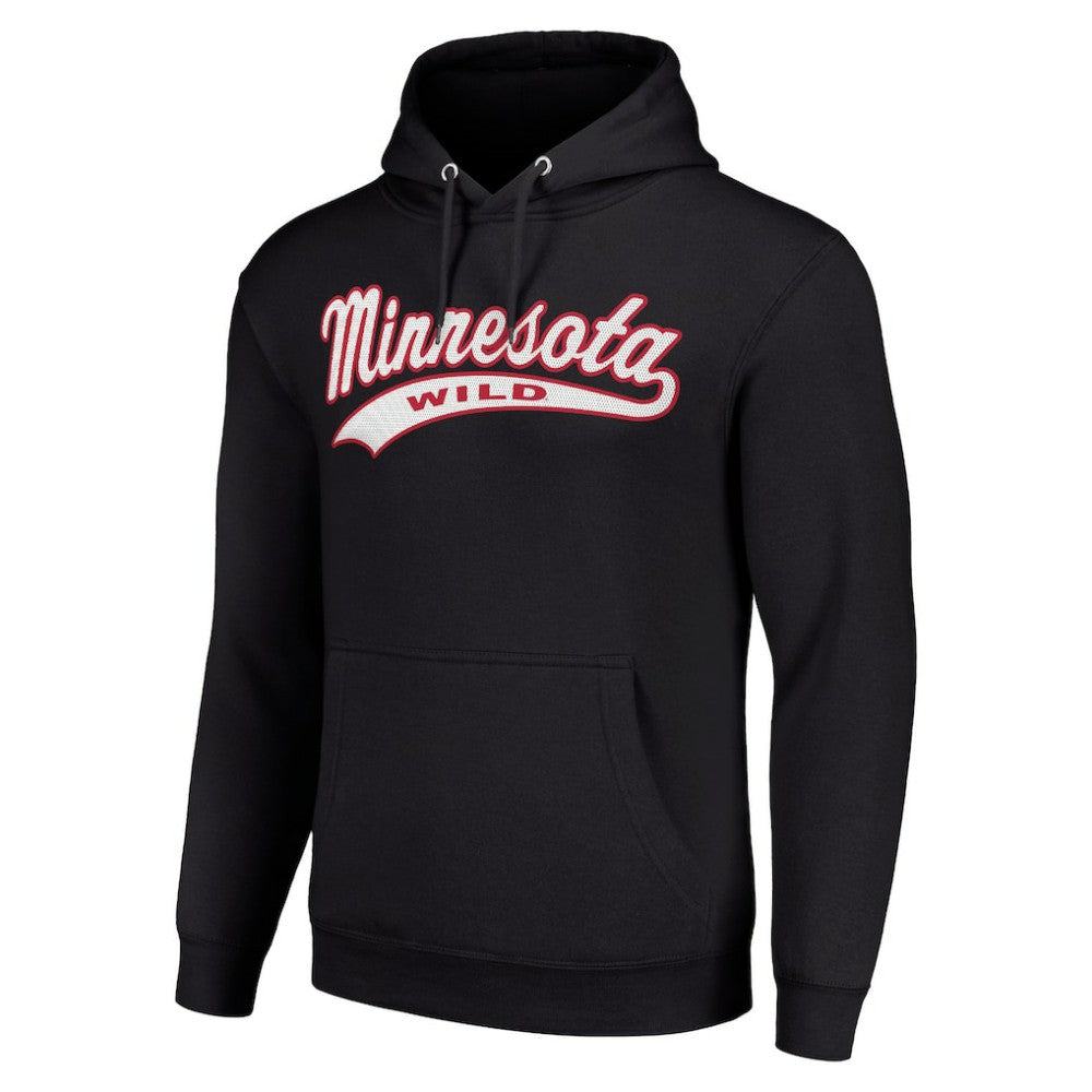 Minnesota Wild Starter Tailsweep Fleece Tri-Blend Pullover Hoodie Online