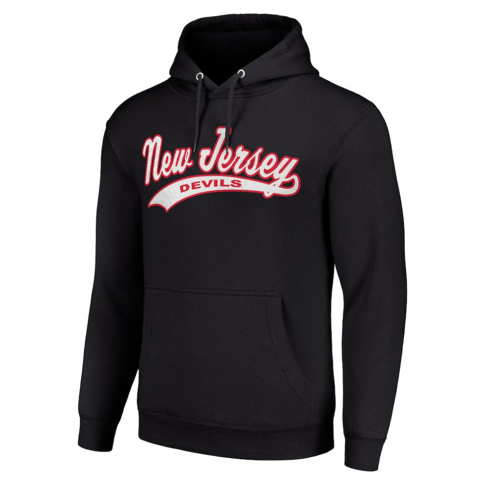 New Jersey Devils Starter Tailsweep Fleece Tri-Blend Pullover Hoodie For Sale