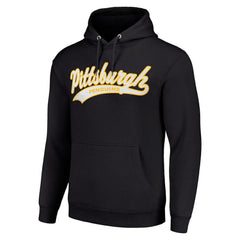 Pittsburgh Penguins Starter Tailsweep Fleece Tri-Blend Pullover Hoodie On Sale