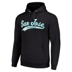 San Jose Sharks Starter Tailsweep Fleece Tri-Blend Pullover Hoodie Sale