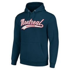 Montreal Canadiens Starter Tailsweep Fleece Tri-Blend Pullover Hoodie On Sale
