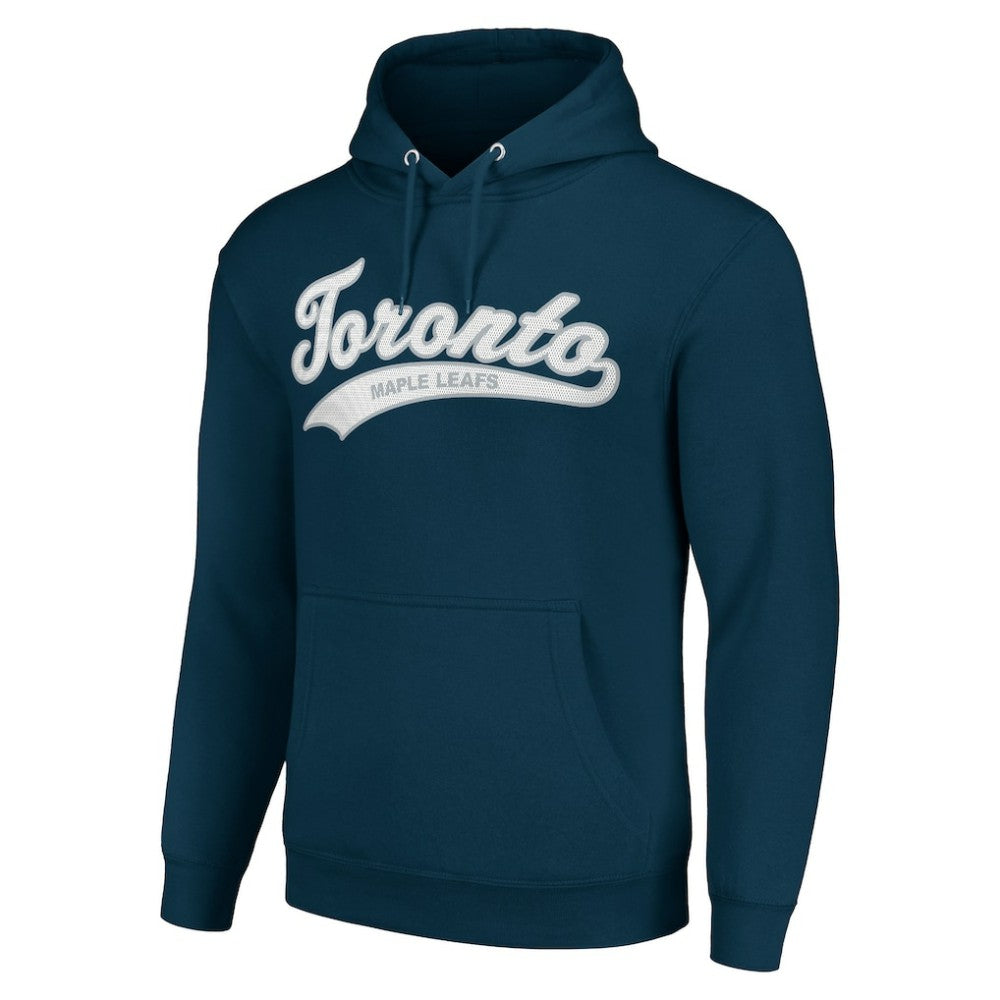 Toronto Maple Leafs Starter Tailsweep Fleece Tri-Blend Pullover Hoodie Outlet