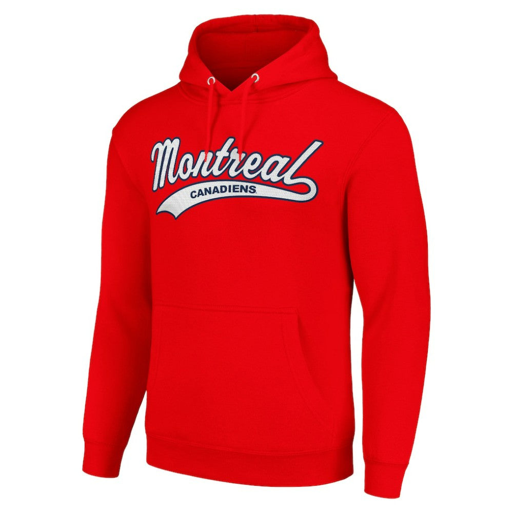 Montreal Canadiens Starter Tailsweep Fleece Tri-Blend Pullover Hoodie For Sale