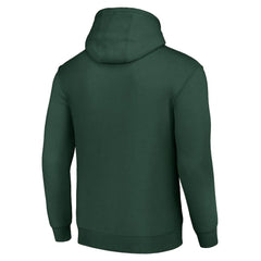 Minnesota Wild Starter Tailsweep Fleece Tri-Blend Pullover Hoodie Outlet
