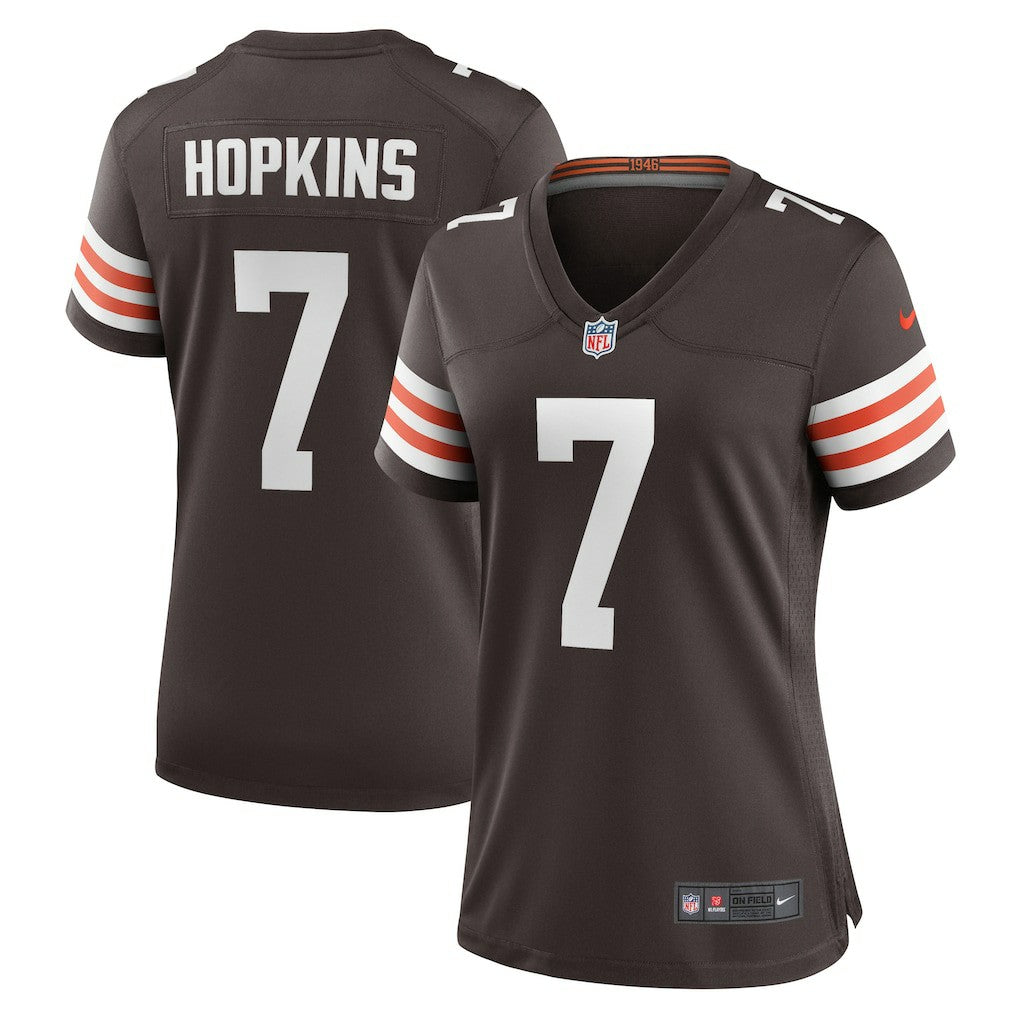 Cleveland Browns Nike Dustin Hopkins  Women's Team Game Jersey