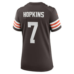 Cleveland Browns Nike Dustin Hopkins  Women's Team Game Jersey
