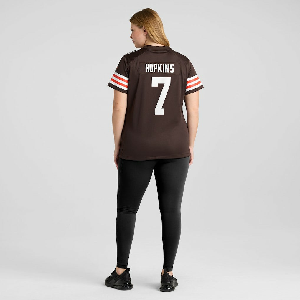 Cleveland Browns Nike Dustin Hopkins  Women's Team Game Jersey