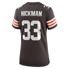 Cleveland Browns Nike Ronnie Hickman  Women's Team Game Jersey