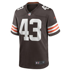 Cleveland Browns Nike Mohamoud Diabate  Team Game Jersey