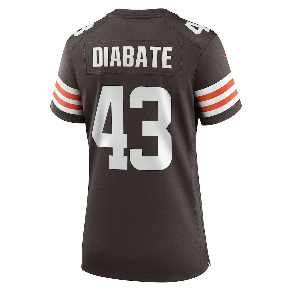 Cleveland Browns Nike Mohamoud Diabate  Women's Team Game Jersey
