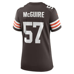 Cleveland Browns Nike Isaiah McGuire  Women's Team Game Jersey