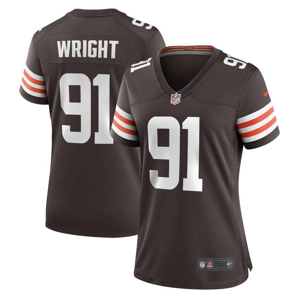 Cleveland Browns Nike Alex Wright  Women's Team Game Jersey