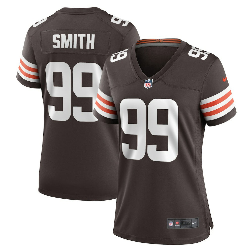 Cleveland Browns Nike Za'Darius Smith  Women's Team Game Jersey