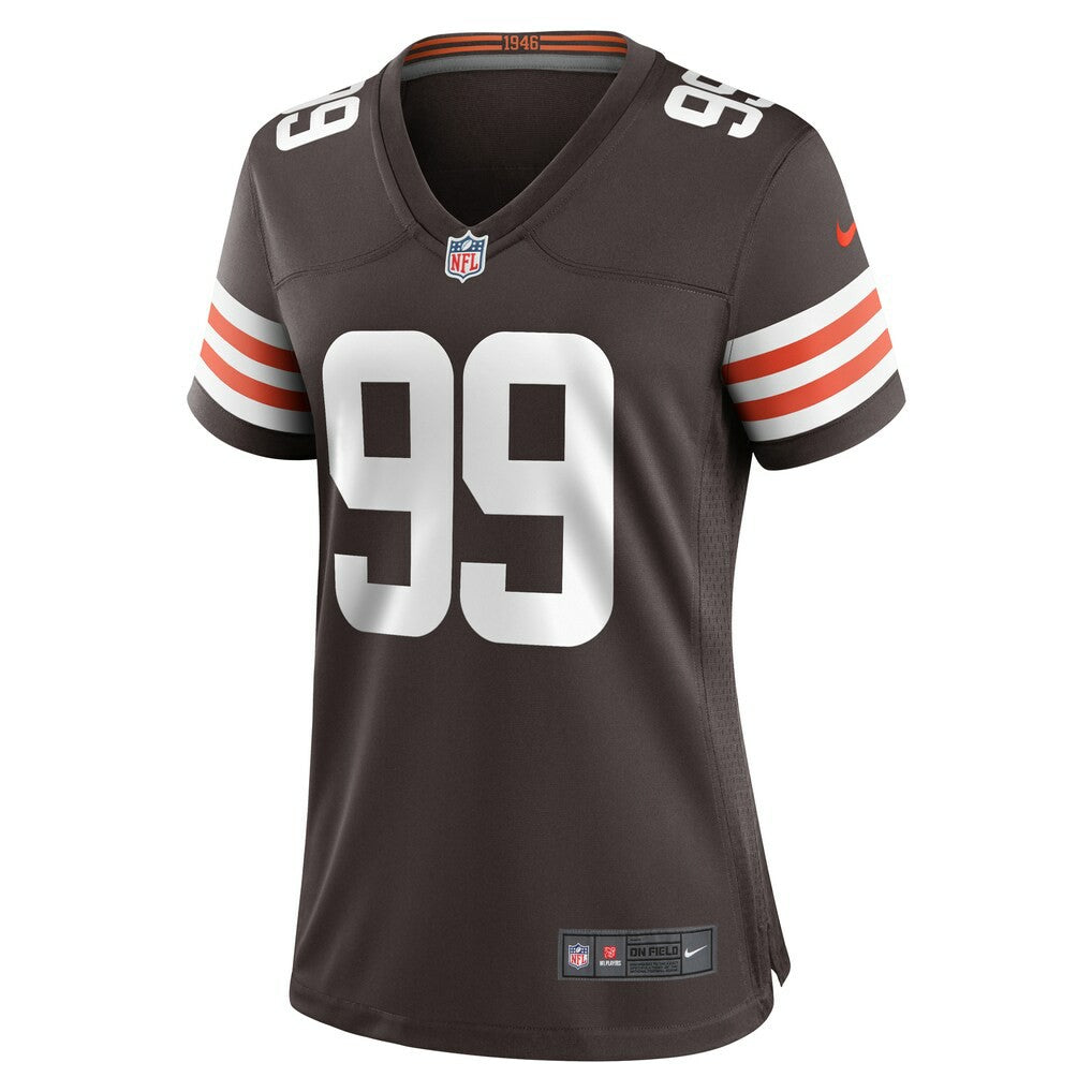Cleveland Browns Nike Za'Darius Smith  Women's Team Game Jersey