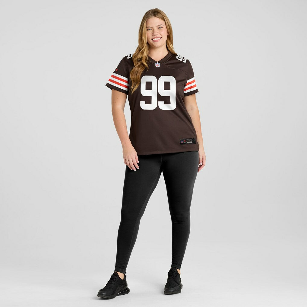 Cleveland Browns Nike Za'Darius Smith  Women's Team Game Jersey