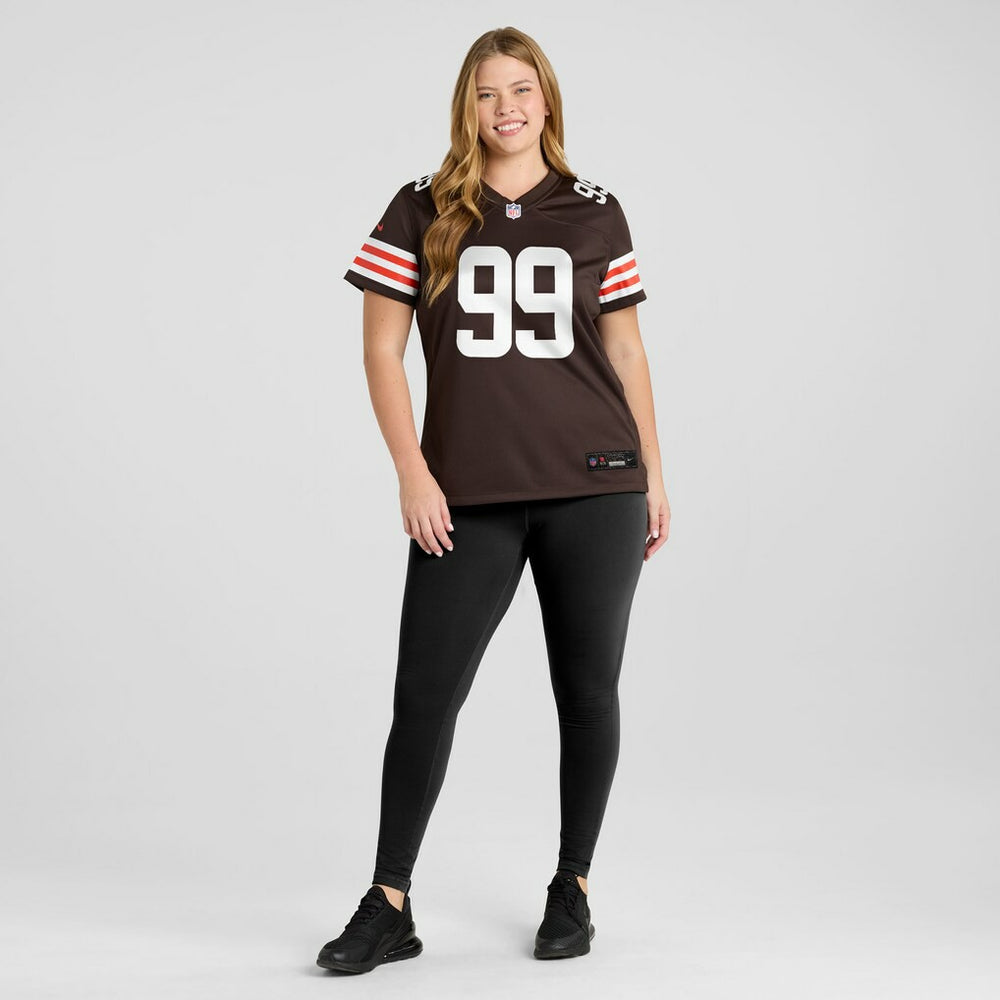Cleveland Browns Nike Za'Darius Smith  Women's Team Game Jersey