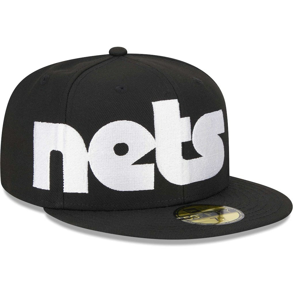 Brooklyn Nets Checkerboard UV 59FIFTY Fitted Hat Discount