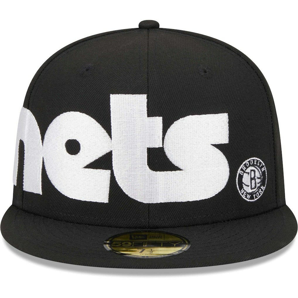 Brooklyn Nets Checkerboard UV 59FIFTY Fitted Hat Discount