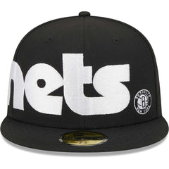 Brooklyn Nets Checkerboard UV 59FIFTY Fitted Hat Discount