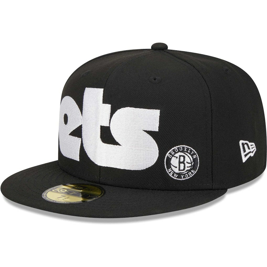 Brooklyn Nets Checkerboard UV 59FIFTY Fitted Hat Discount