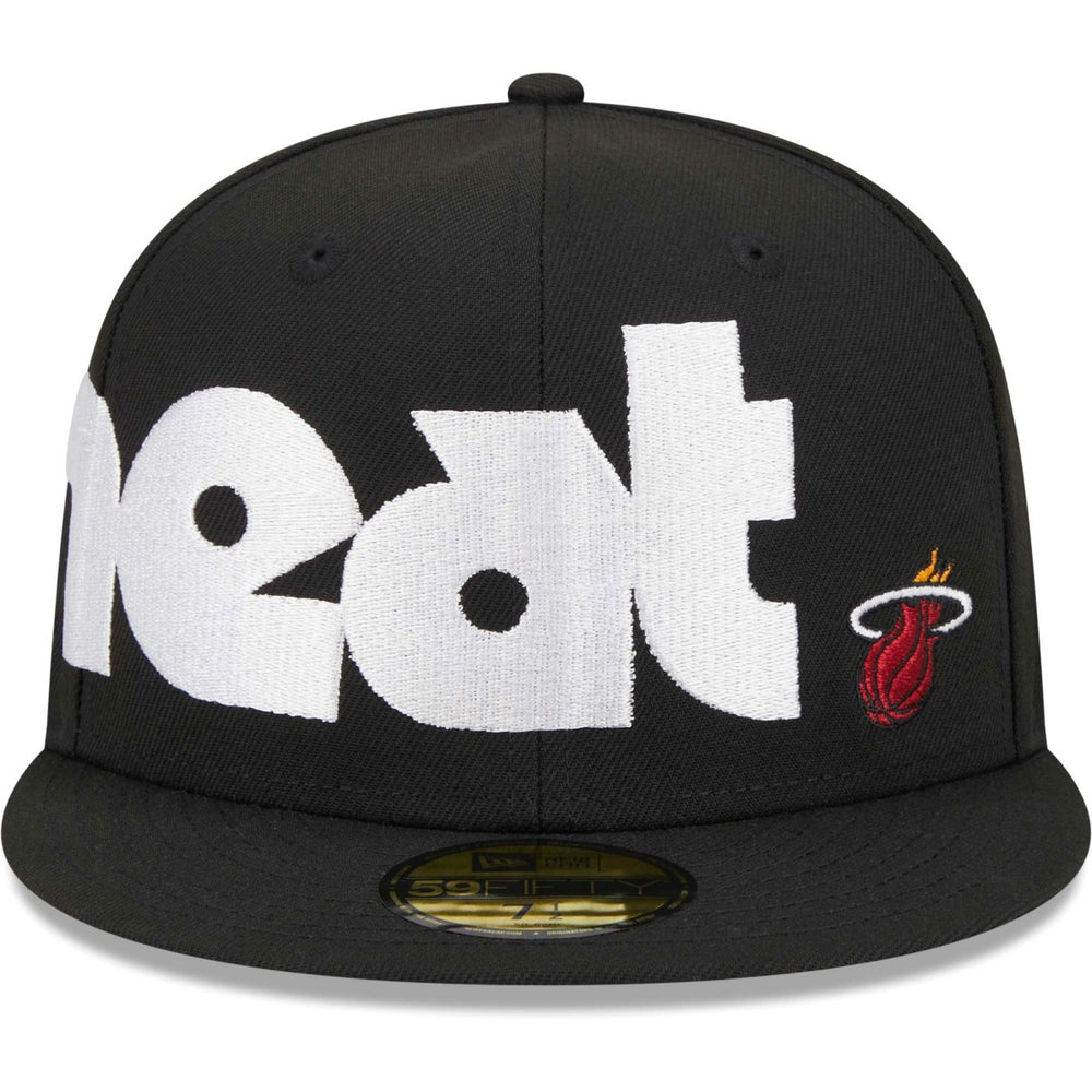 Miami Heat Checkerboard UV 59FIFTY Fitted Hat Outlet