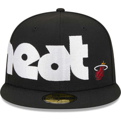 Miami Heat Checkerboard UV 59FIFTY Fitted Hat Outlet