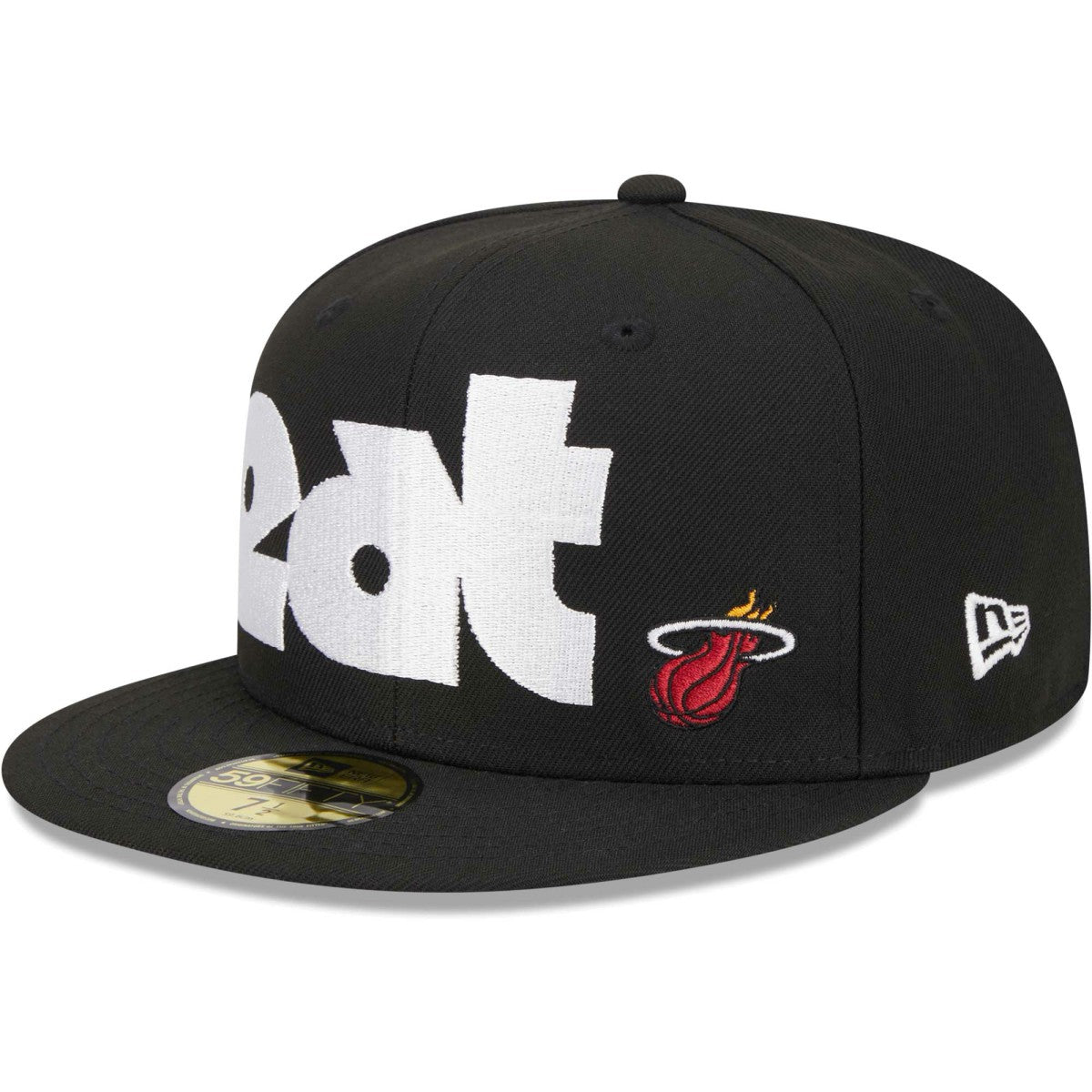 Miami Heat Checkerboard UV 59FIFTY Fitted Hat Outlet