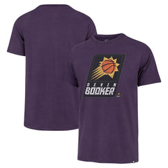 Devin Booker Phoenix Suns '47 Player Logo Vintage T-Shirt On Sale