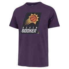 Devin Booker Phoenix Suns '47 Player Logo Vintage T-Shirt On Sale