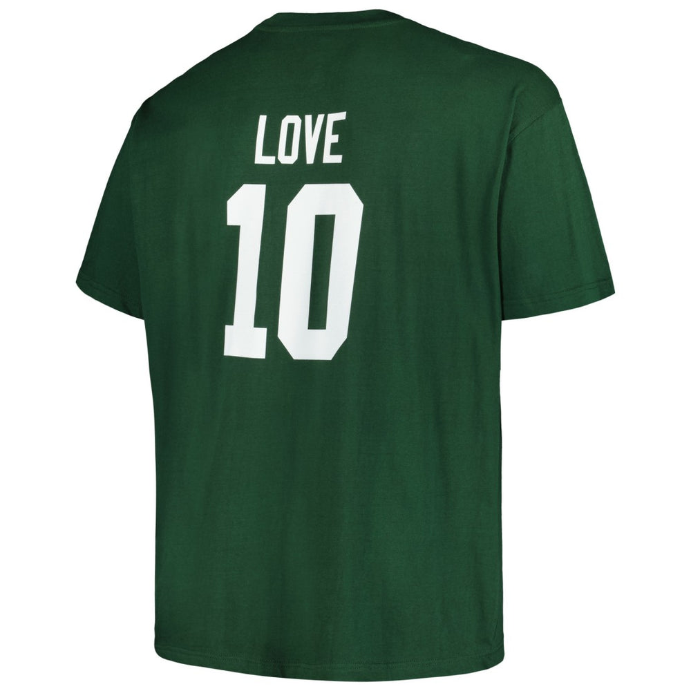 Green Bay Packers Fanatics Jordan Love  Big & Tall Player Name & Number T-Shirt