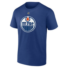 Zach Hyman Edmonton Oilers Fanatics Authentic Stack Name & Number T-Shirt Sale