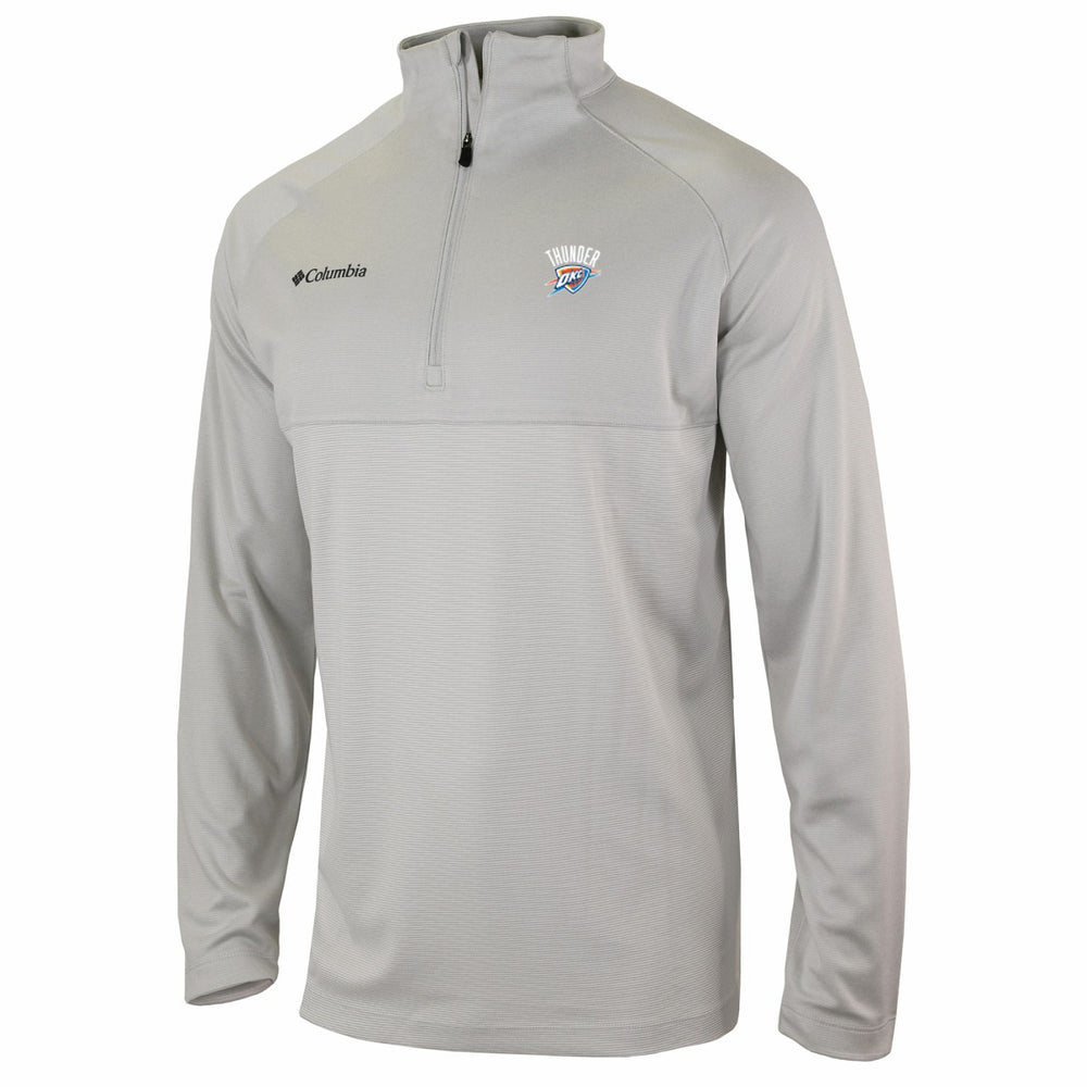 Oklahoma City Thunder Omni-Wick Rockin' It Quarter-Zip Pullover Top New