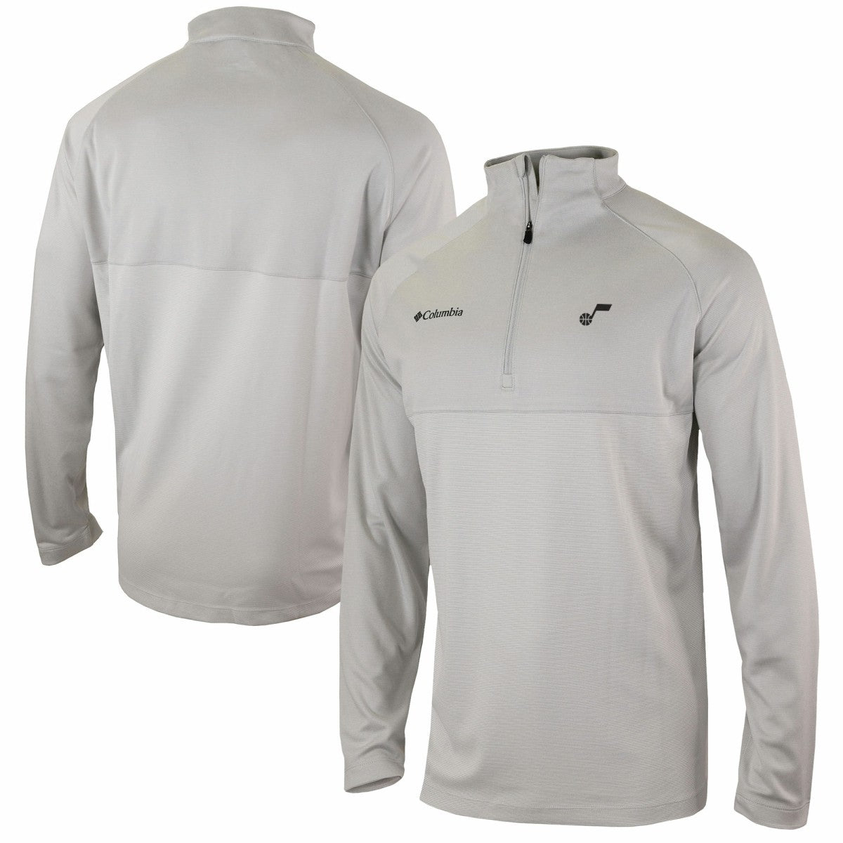 Utah Jazz Omni-Wick Rockin' It Quarter-Zip Pullover Top New