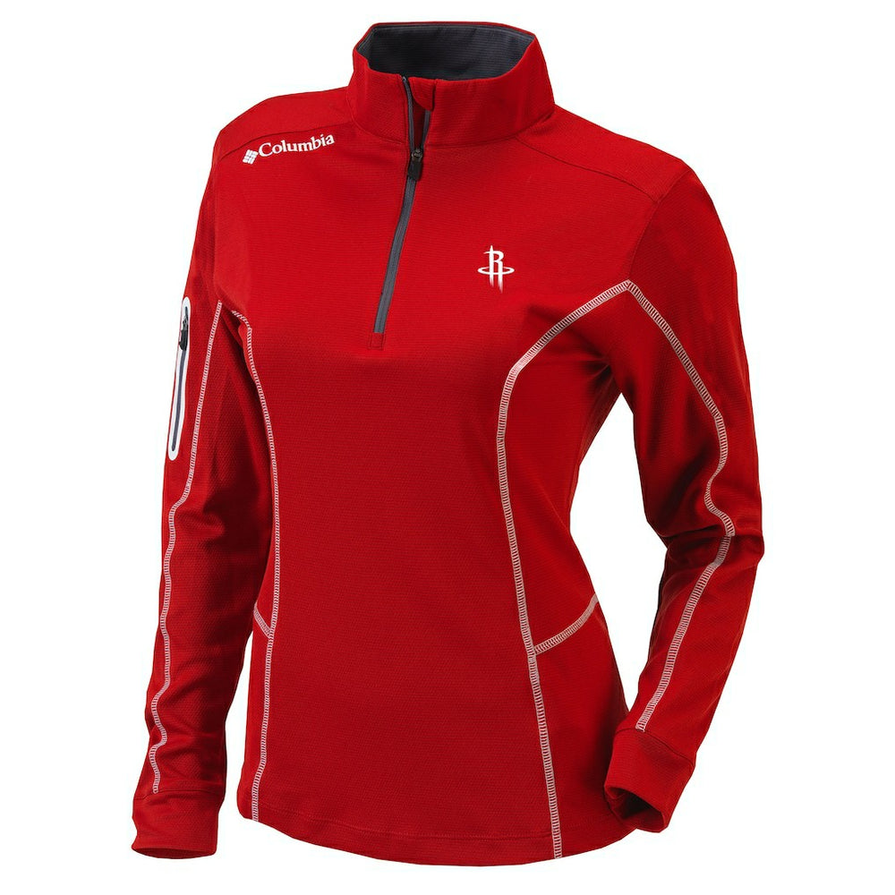 Houston Rockets Women's Omni-Wick Shotgun Quarter-Zip Pullover Top sale For Sale