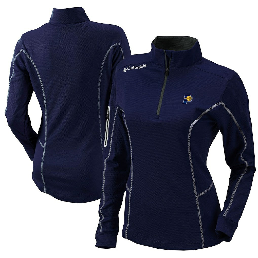 Indiana Pacers Women's Omni-Wick Shotgun Quarter-Zip Pullover Top For Sale