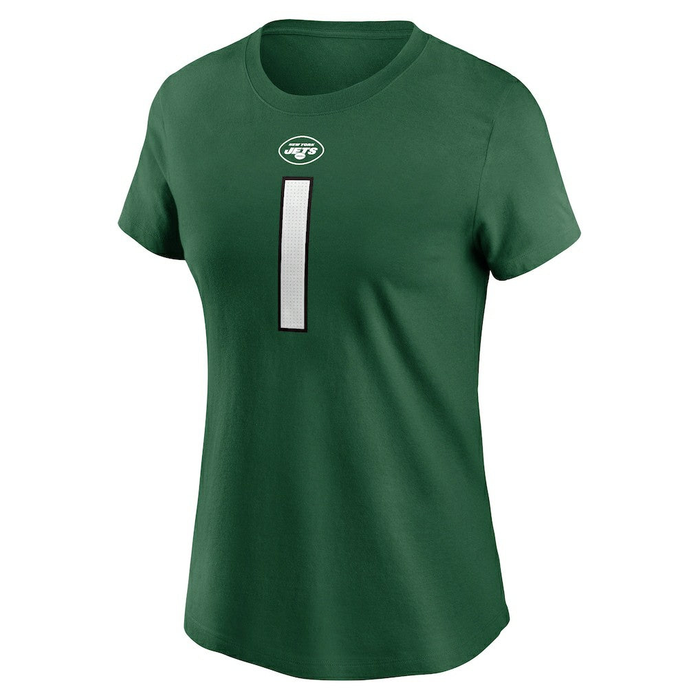 New York Jets Nike Sauce Gardner  Women's Player Name & Number T-Shirt