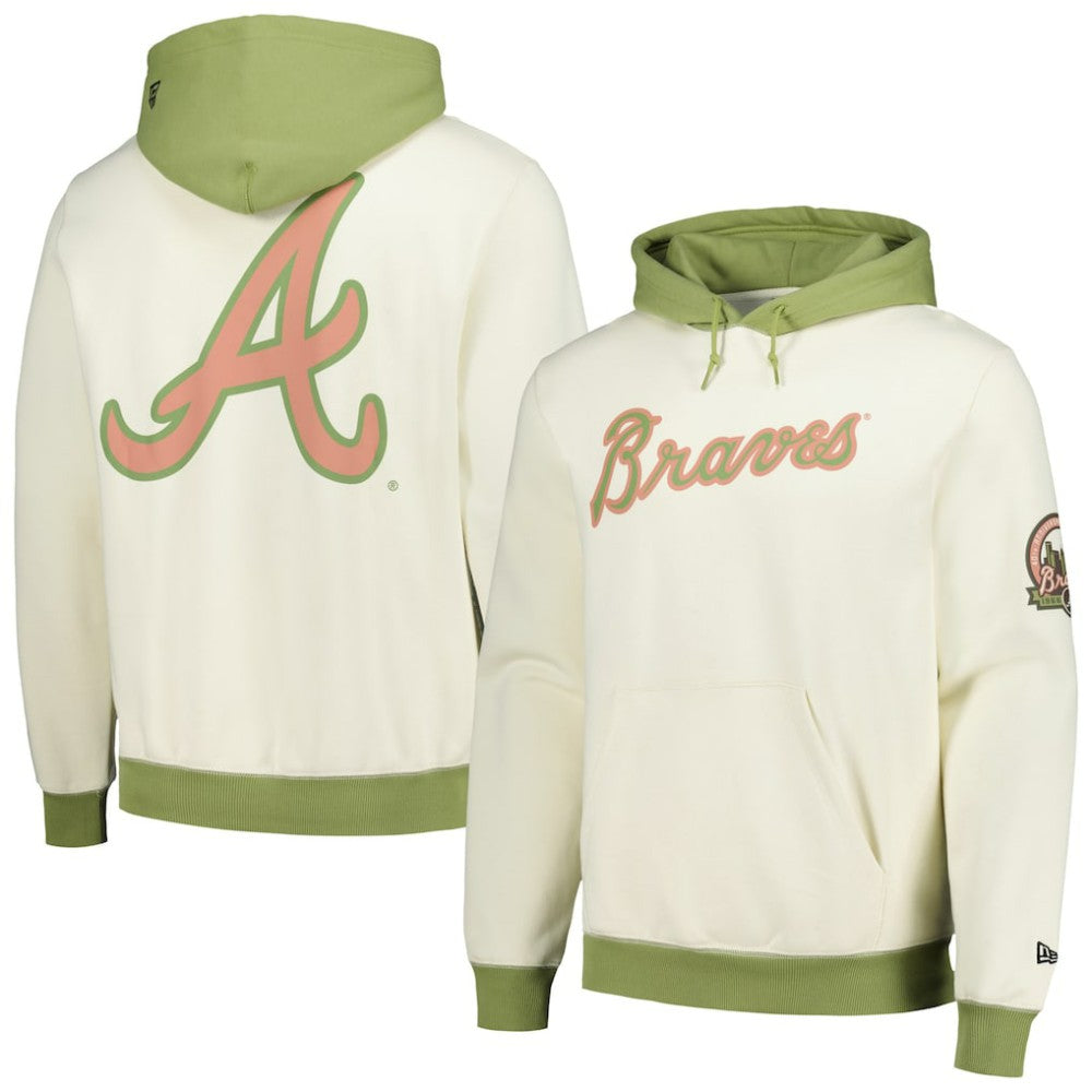 Atlanta Braves New Era Color Pop Pullover Hoodie | MLB Outlet